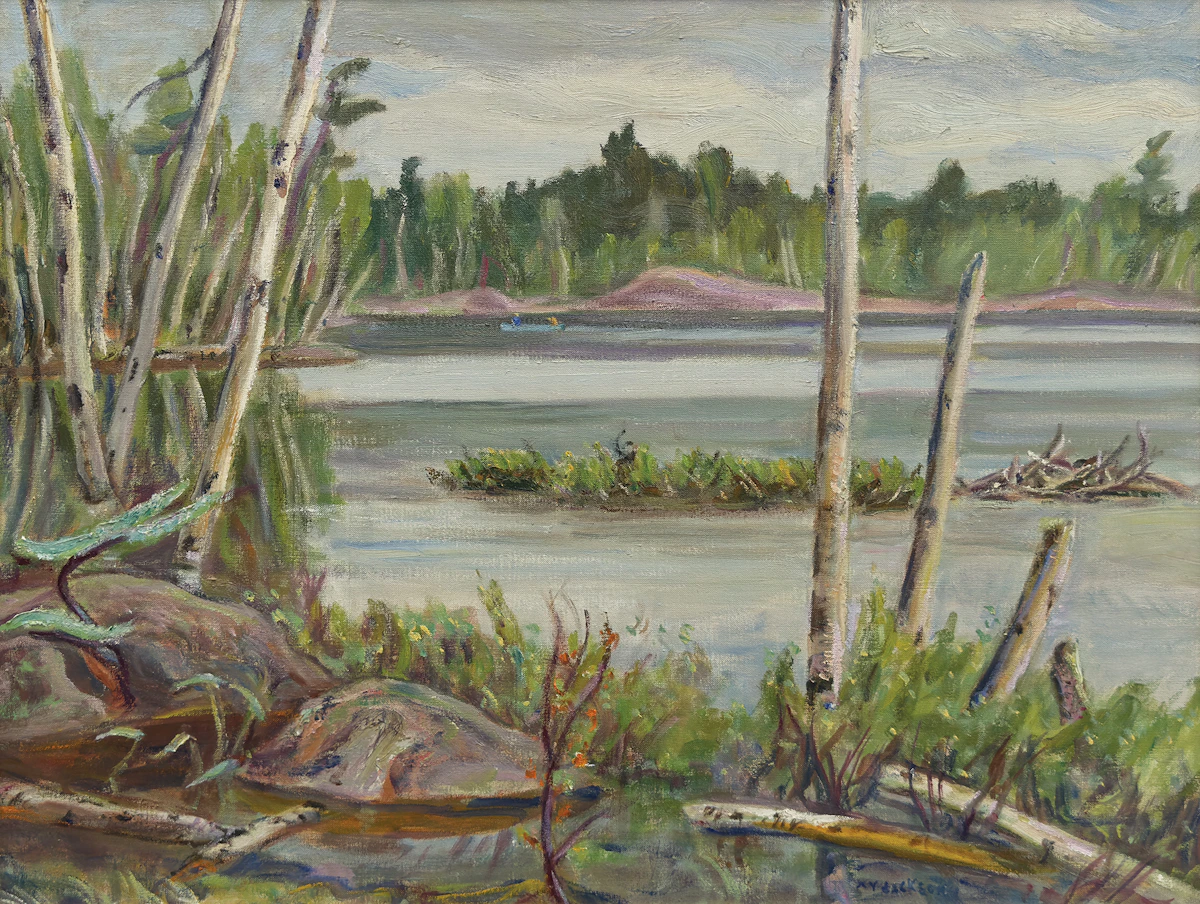 Alexander Young Jackson, Beaver Lake, Eganville, Ontario, oil on canvas, 1964