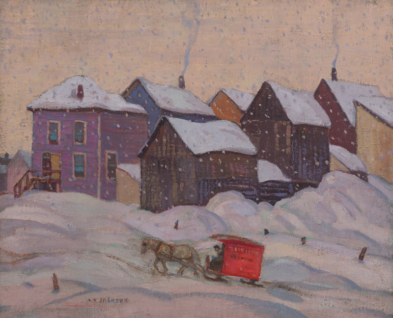 Alexander Young Jackson, Le Boulanger, Baie-Saint-Paul, circa 1925, oil on canvas
