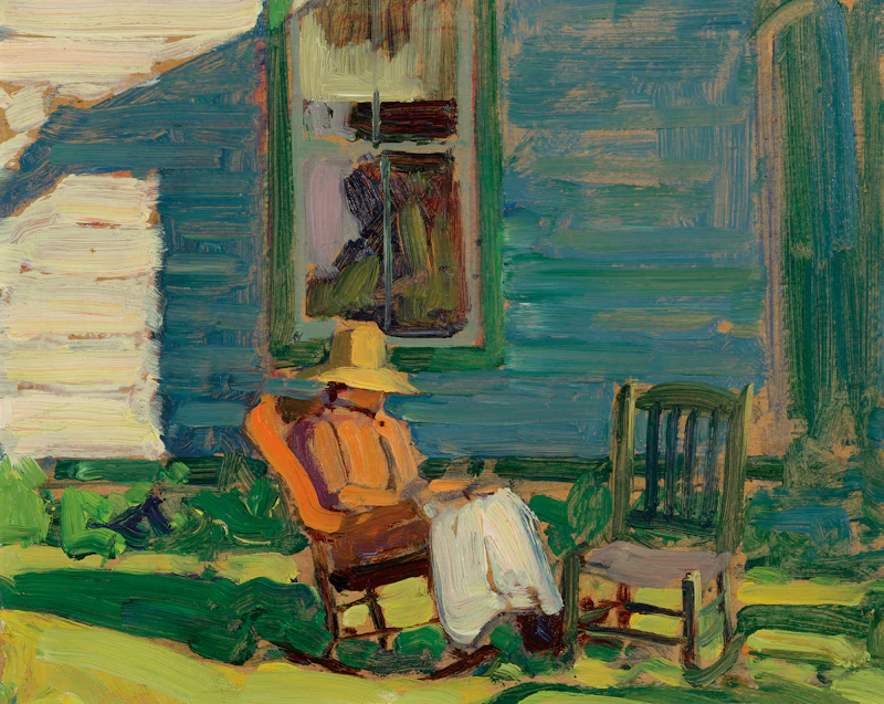 James Edward Hervey MacDonald, Morning Sunshine, 1926, oil on wood-pulp board