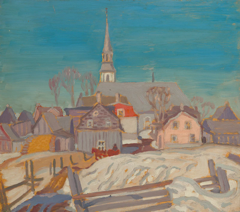 Les Éboulements en haut, circa 1928 by Albert Henry Robinson
