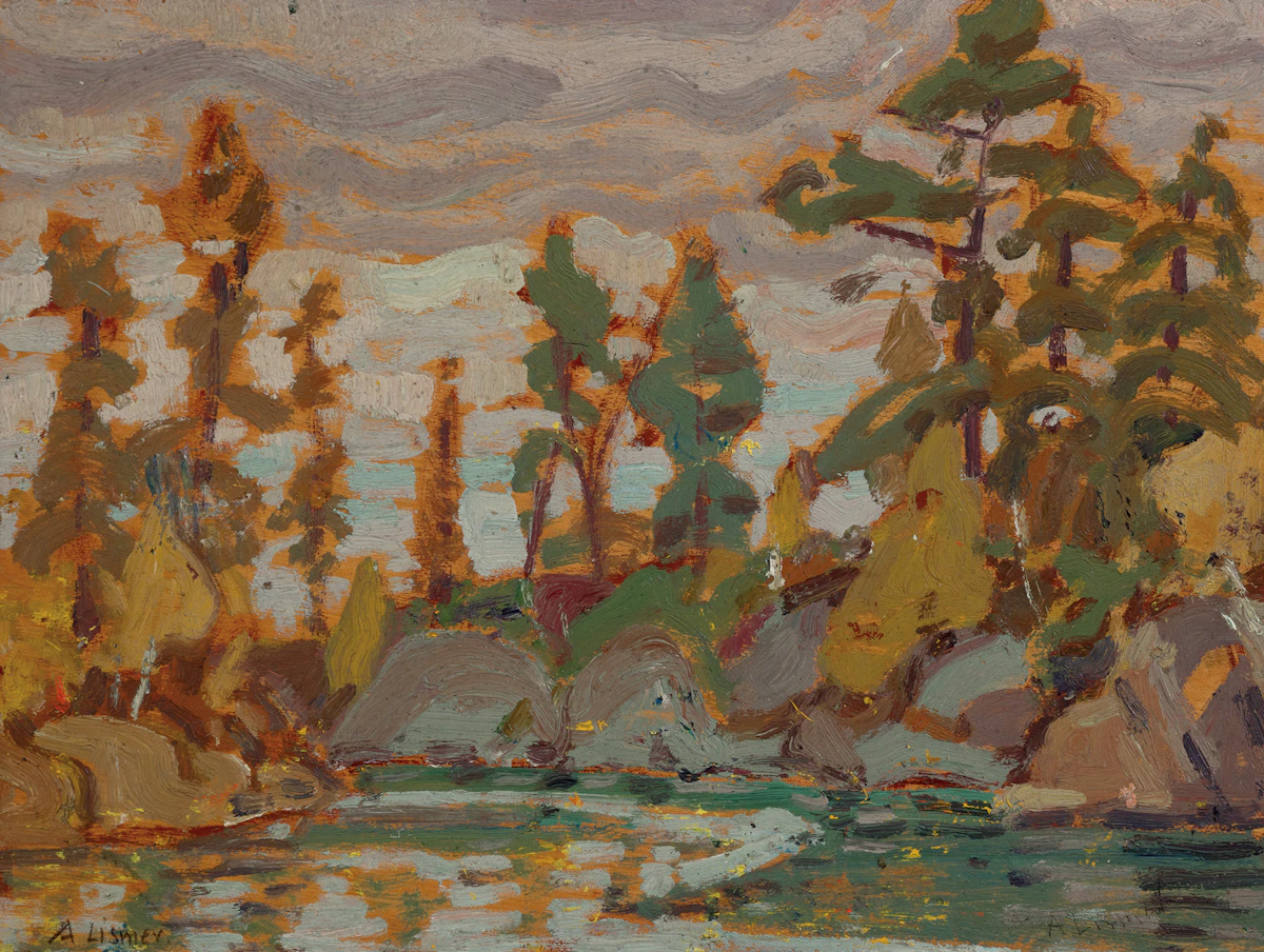 Arthur Lismer, McGregor Bay, circa 1923, oil on panel