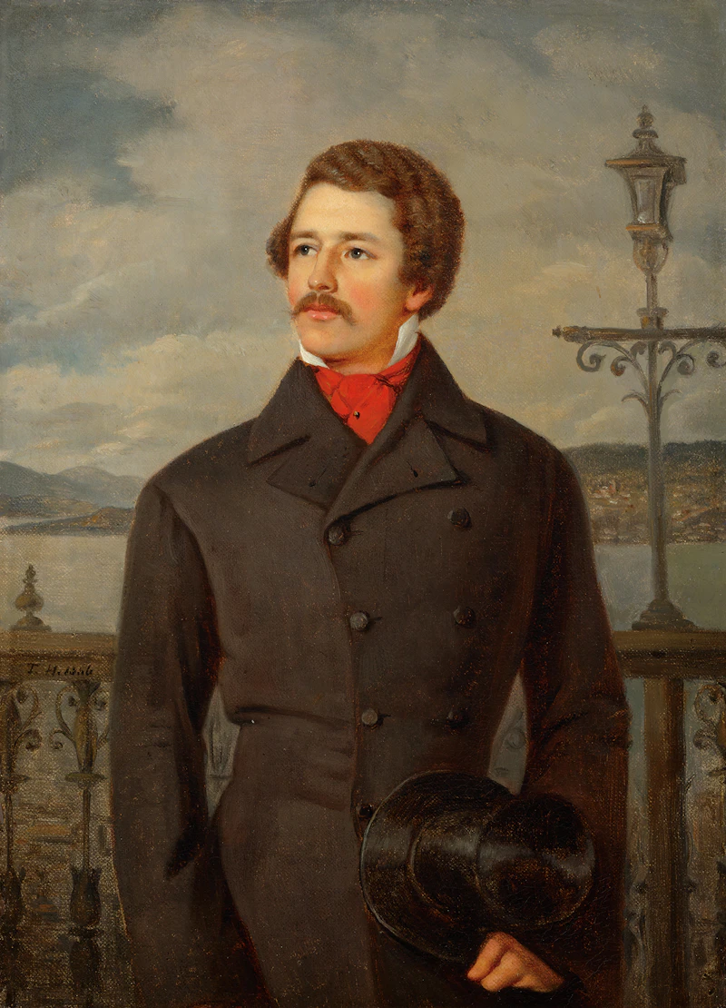 Théophile Hamel, A Gentleman of Quebec, oil on canvas