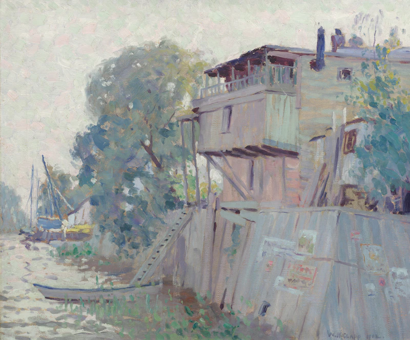 Old Houses, Berthier by William Henry Clapp