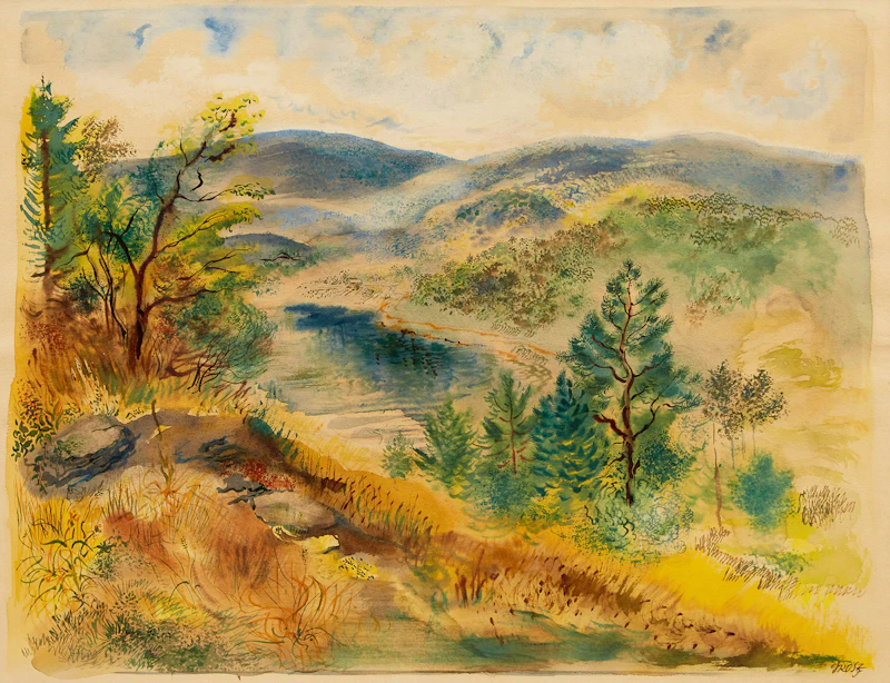 Garnet Lake, New York by George Grosz