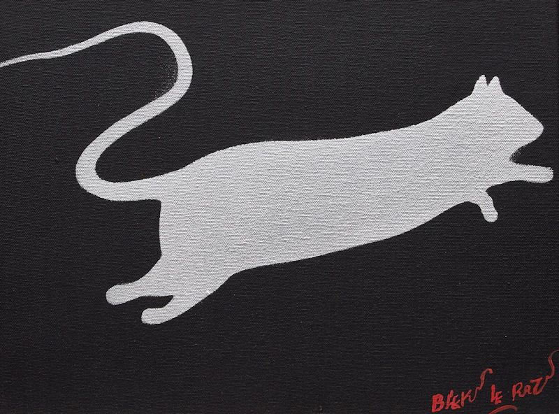 Silver Rat by Blek Le Rat