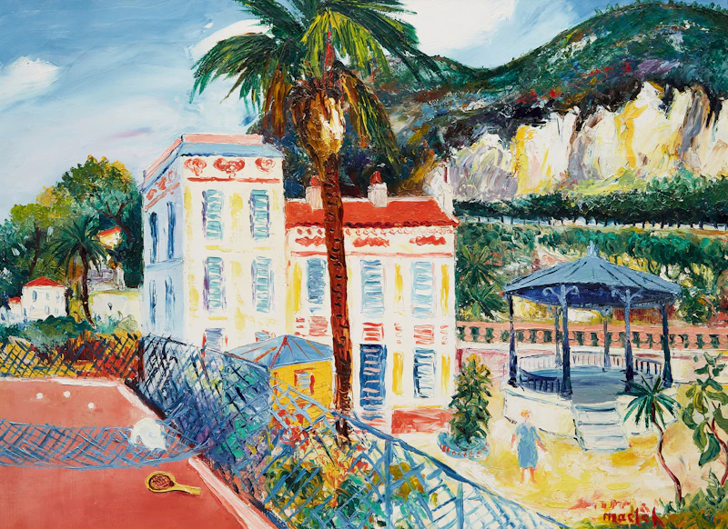Beaulieu, Côte d’Azur, Le Tennis by Élisée Maclet