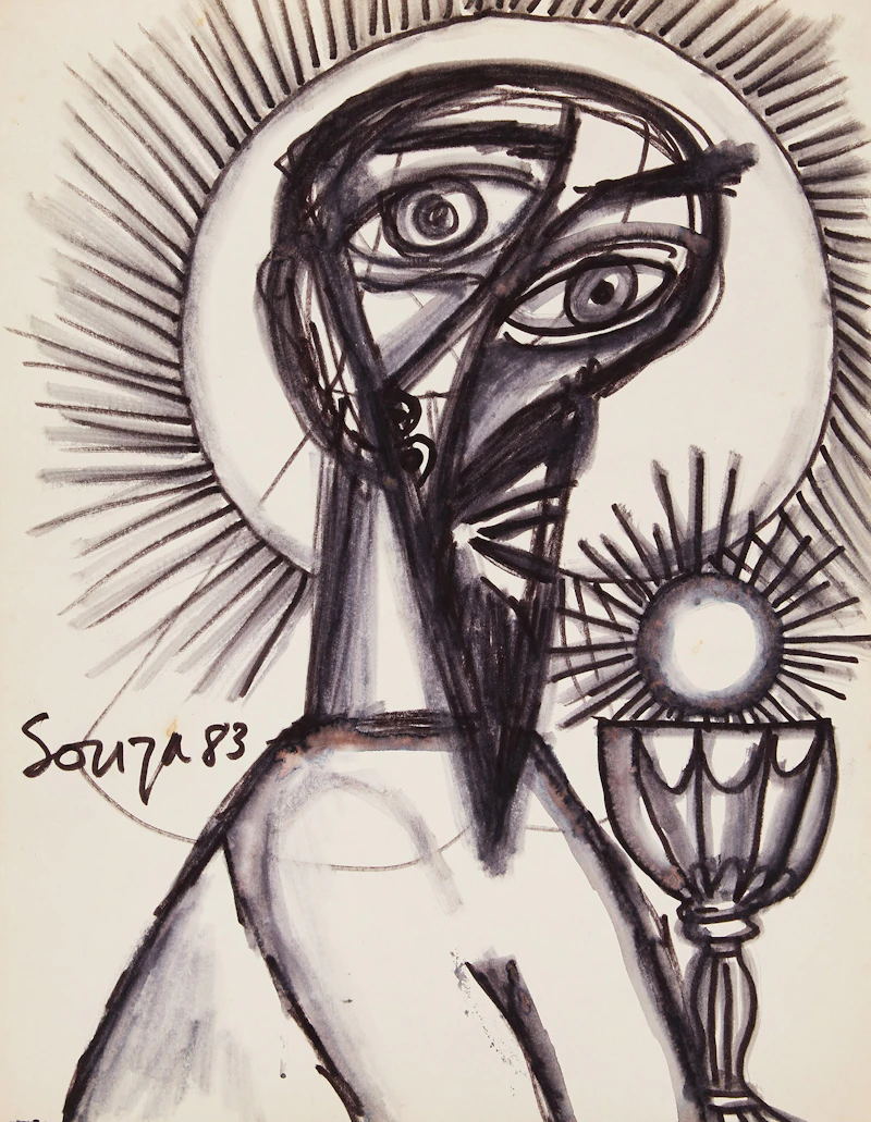 Christ Figure by Francis Newton Souza