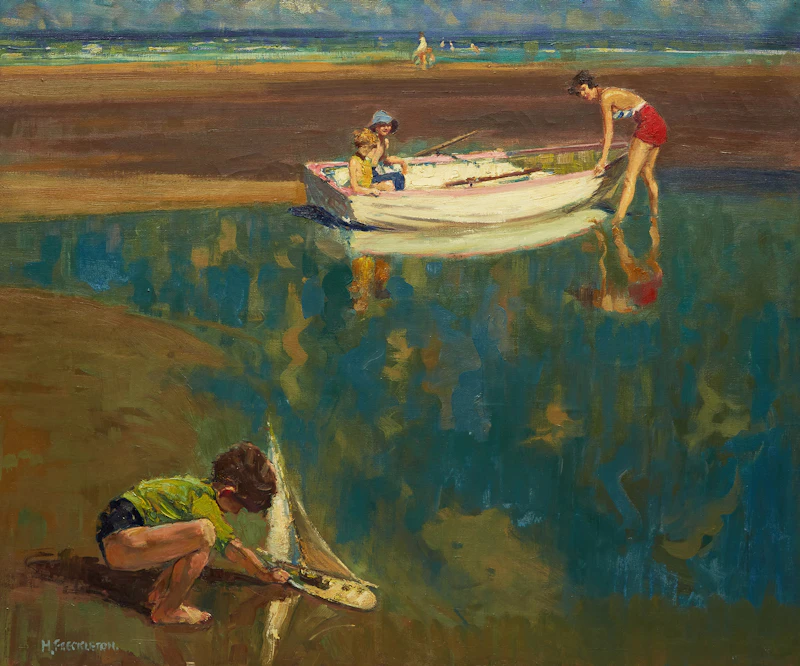 Toy Sailboat by Harry Freckleton