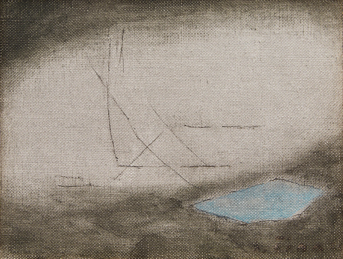 Josef Šima, Untitled Abstract, oil on canvas