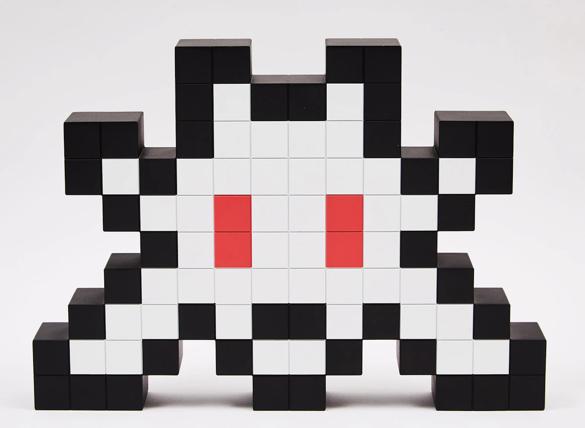 Invader, 3D Little Big Space, coloured vinyl, 2022