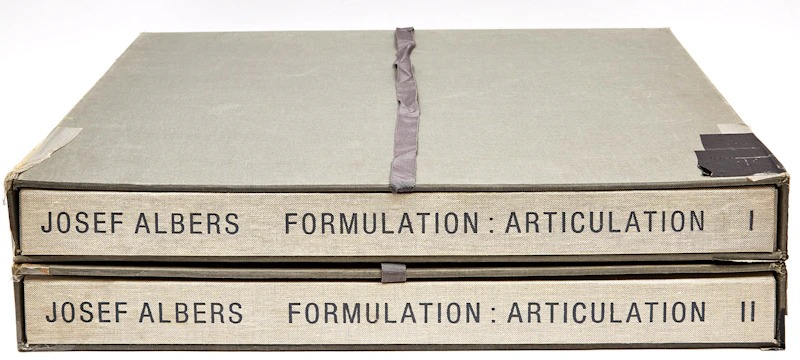 Formulation: Articulation I and II by Josef Albers