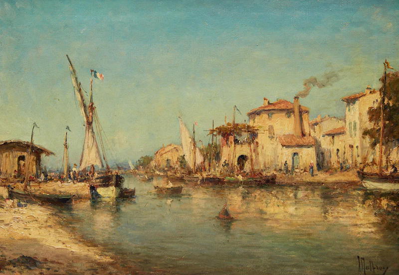 Charles Malfroy, Provence, oil on canvas