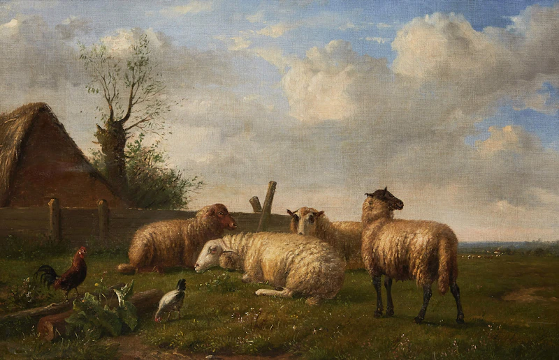 Sheep by 19th Century British School