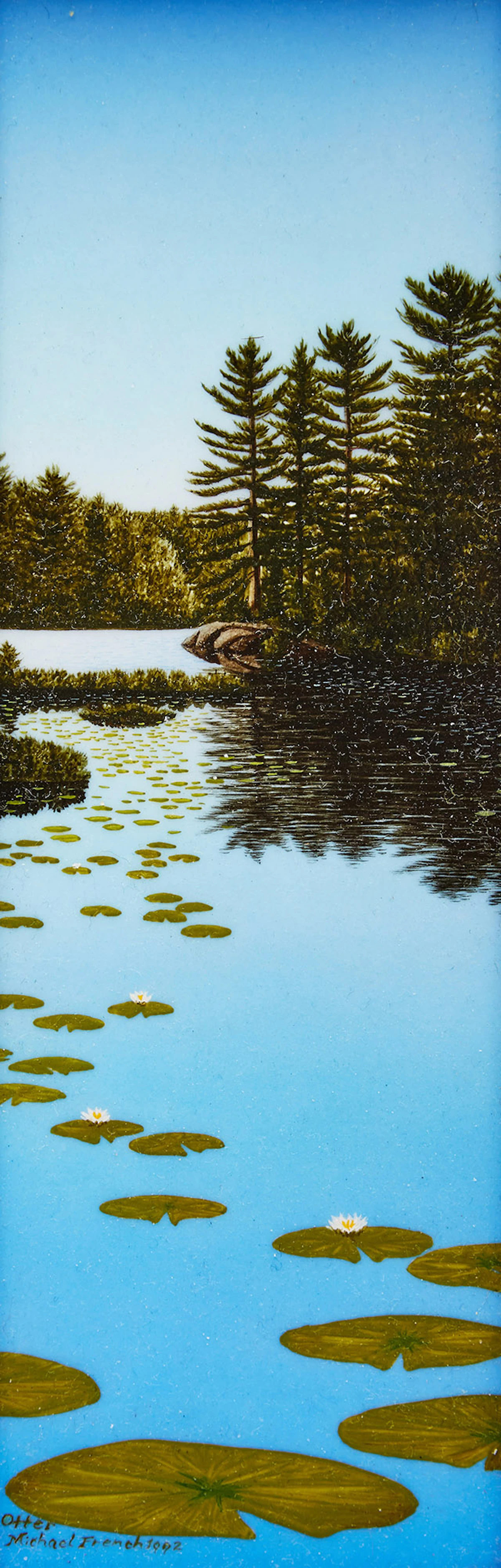 Michael French, Otter , oil on board, 1992