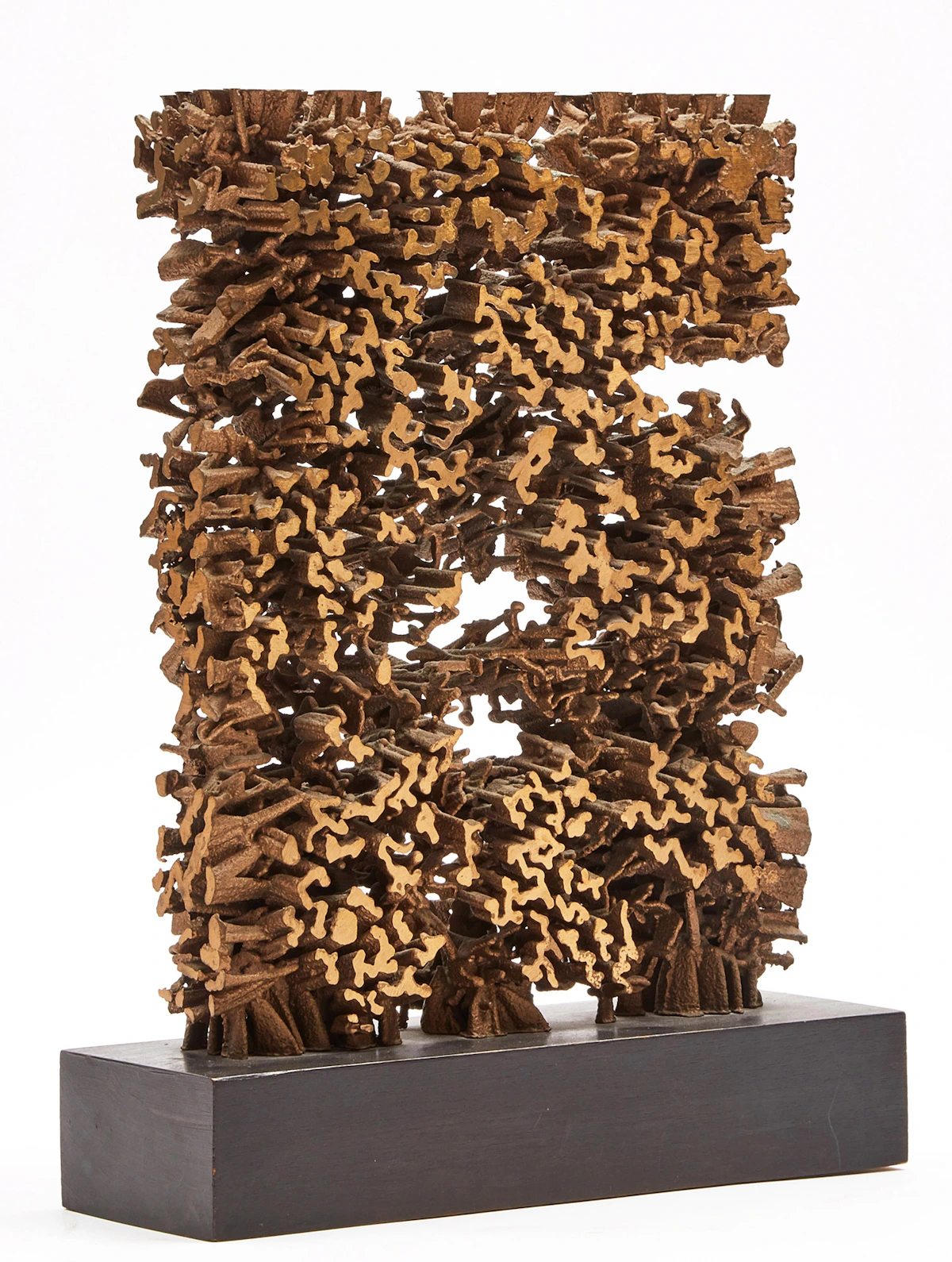 Ted Bieler, Open Etch, bronze, 1964
