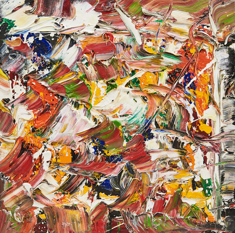 William Ronald, Carosell, oil on canvas