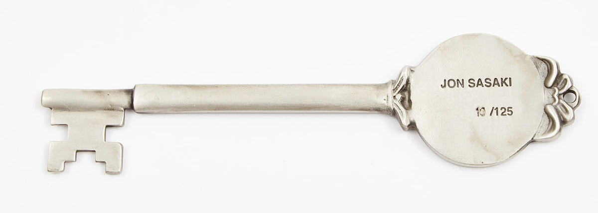 Jon Sasaki, Skeleton Key to Many Cities, mixed media, 2010
