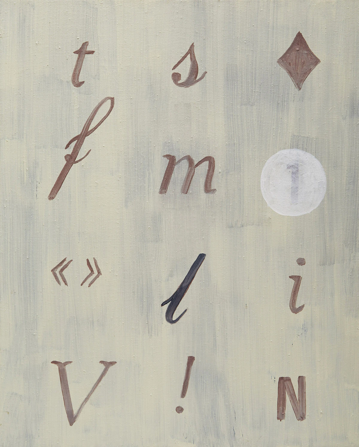 Richard  Storms, Untitled, oil on linen, 1990