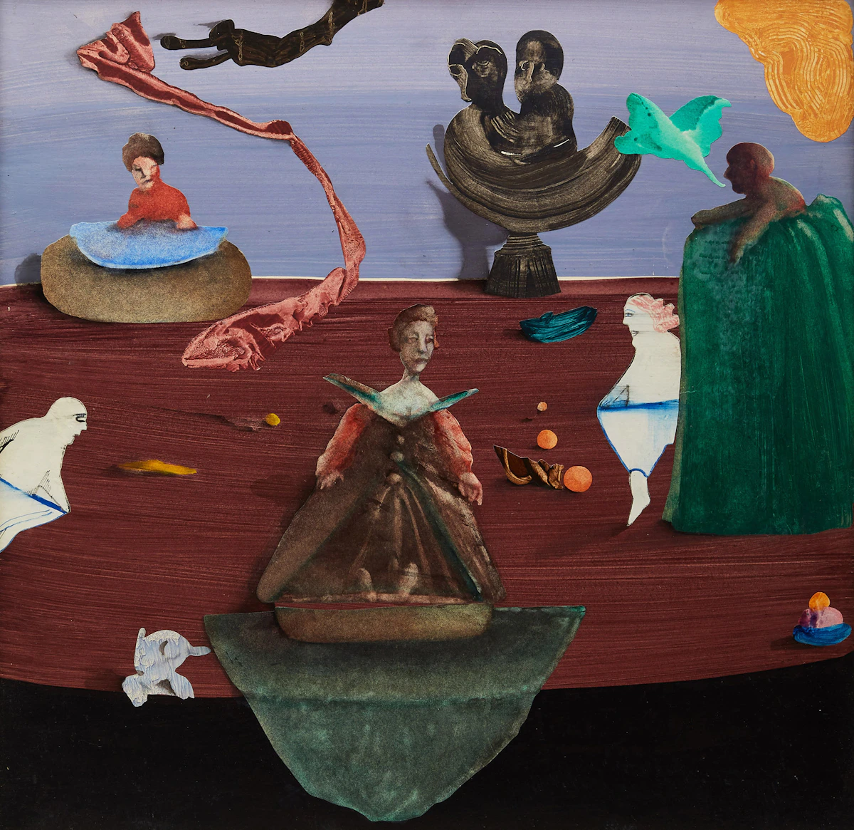 Louis de Niverville, Little Theatre, collage, 1965