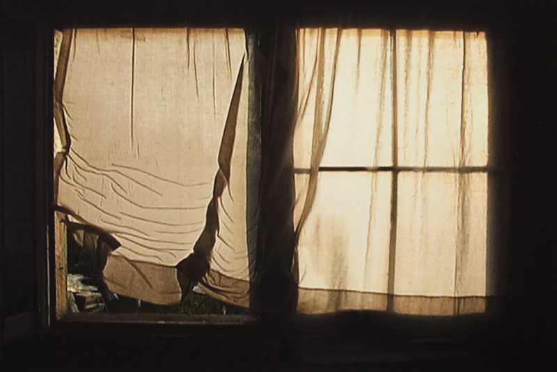 Solar Breath (Northern Caryatids), still from video installation by Michael James Aleck Snow