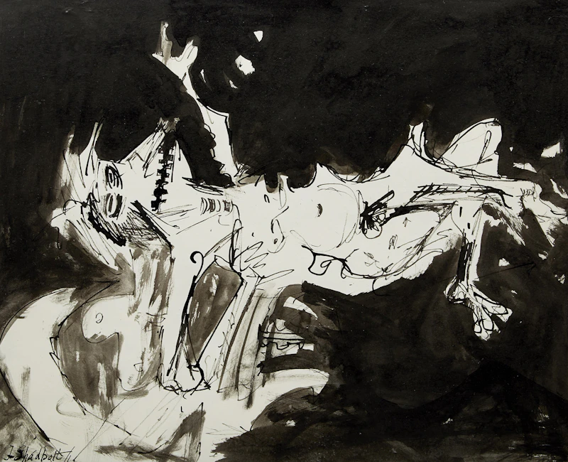 Untitled, Figure Study by Jack Leonard Shadbolt