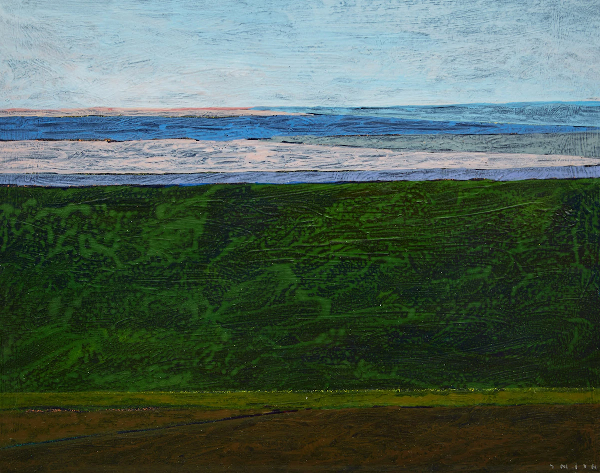 Gordon Appelbe Smith, West Coast, acrylic on Arches paper, 1974