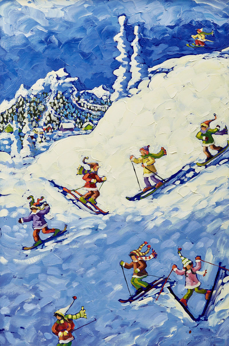 Rod Charlesworth, Fun with Gravity, oil on canvas