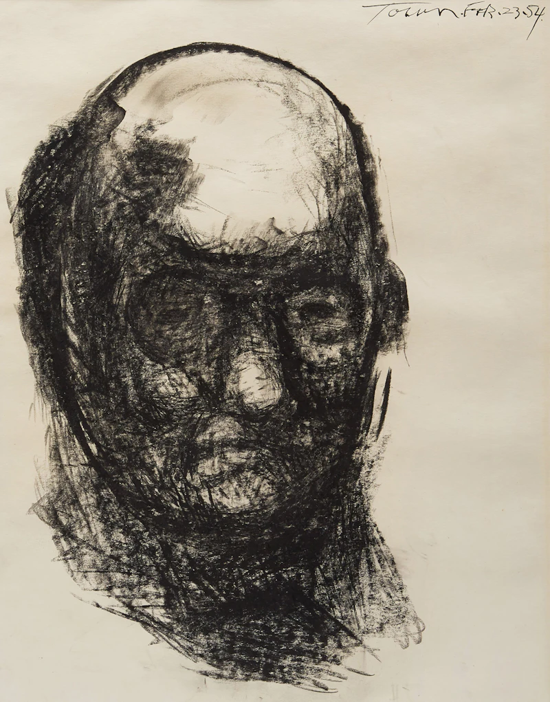 Portrait of Albert Franck by Harold Barling Town