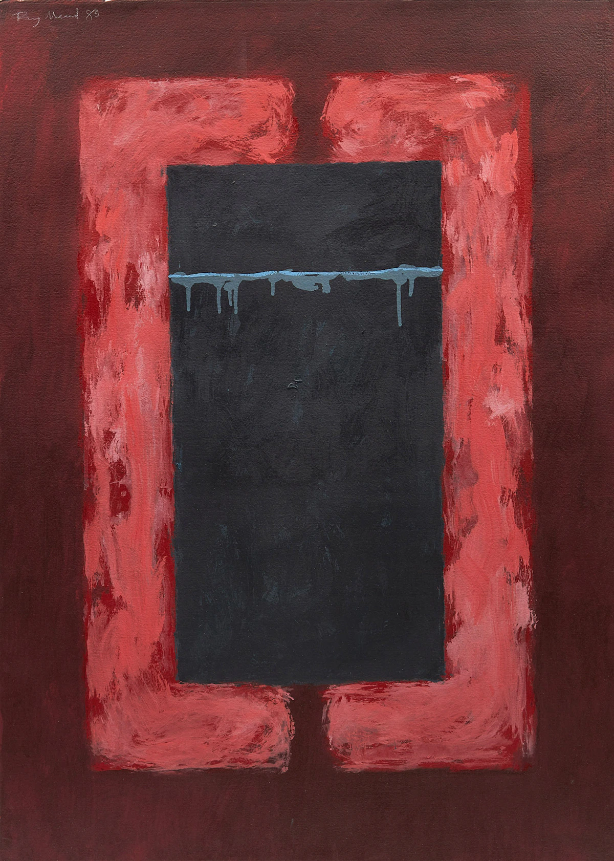 Raymond John Mead, Untitled, acrylic on paper, 1983