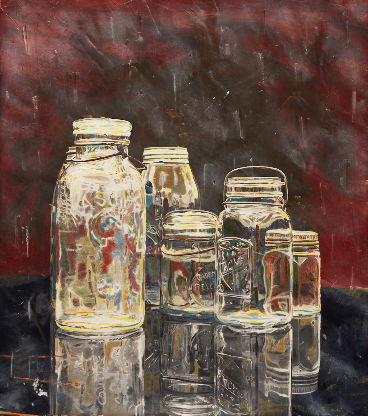 Russell Drisch, Untitled, encaustic on board, 2004