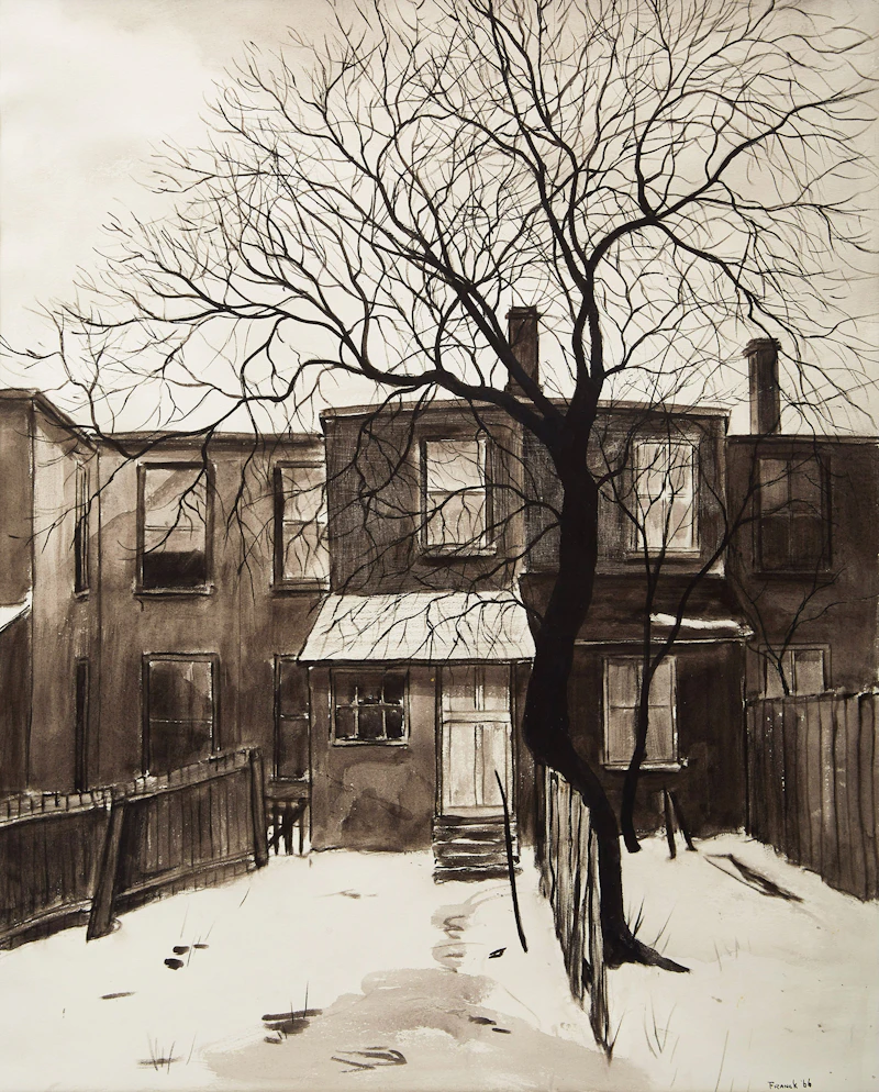 Backyard on Sherbourne by Albert Jacques Franck