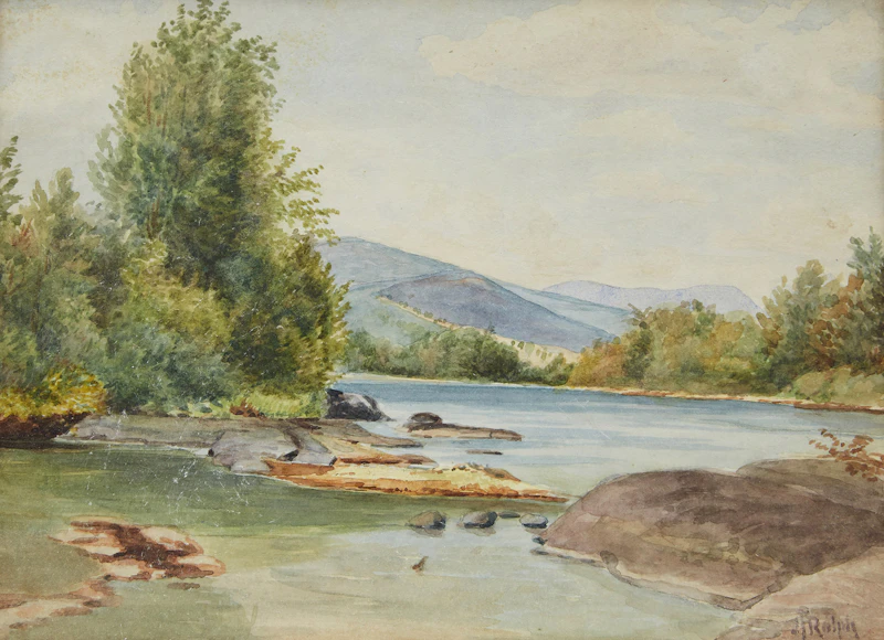 Joseph Thomas Rolph, Untitled Landscape, watercolour on paper