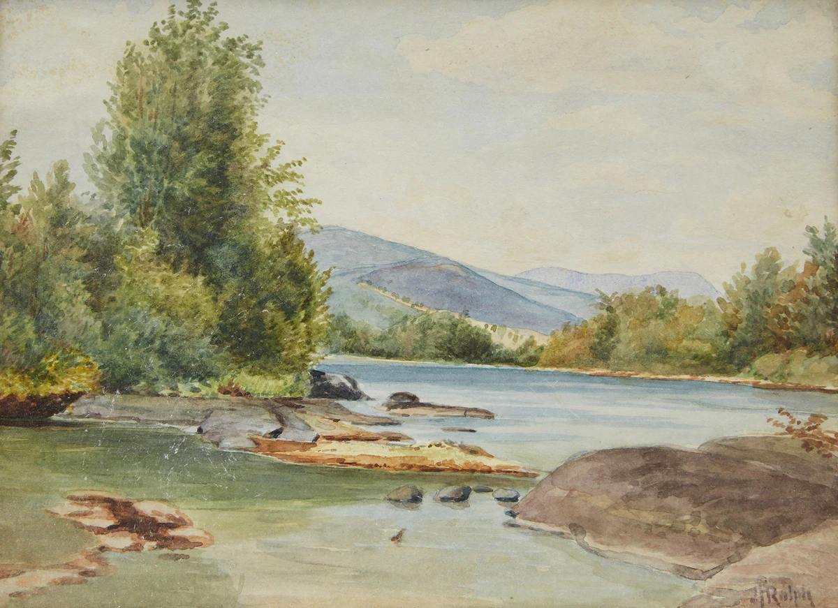 Joseph Thomas Rolph, Untitled Landscape, watercolour on paper