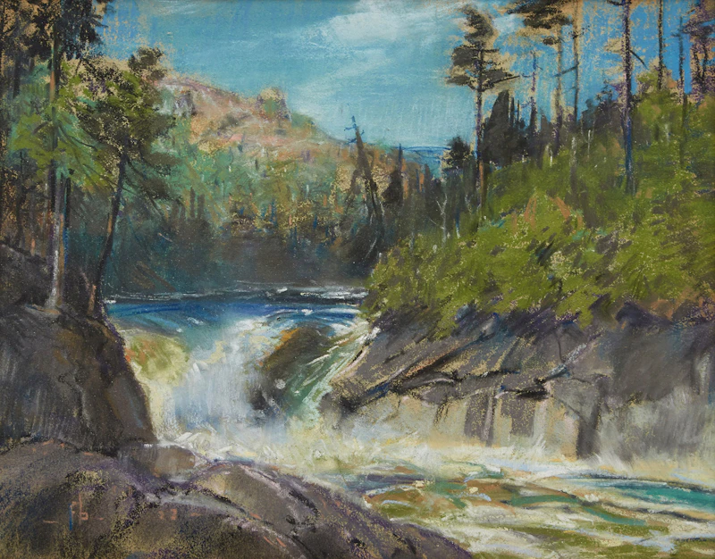 River, Summer  by Peleg Franklin Brownell
