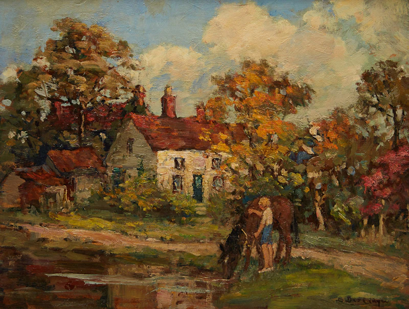 Old House St. Sauveur by Berthe Des Clayes