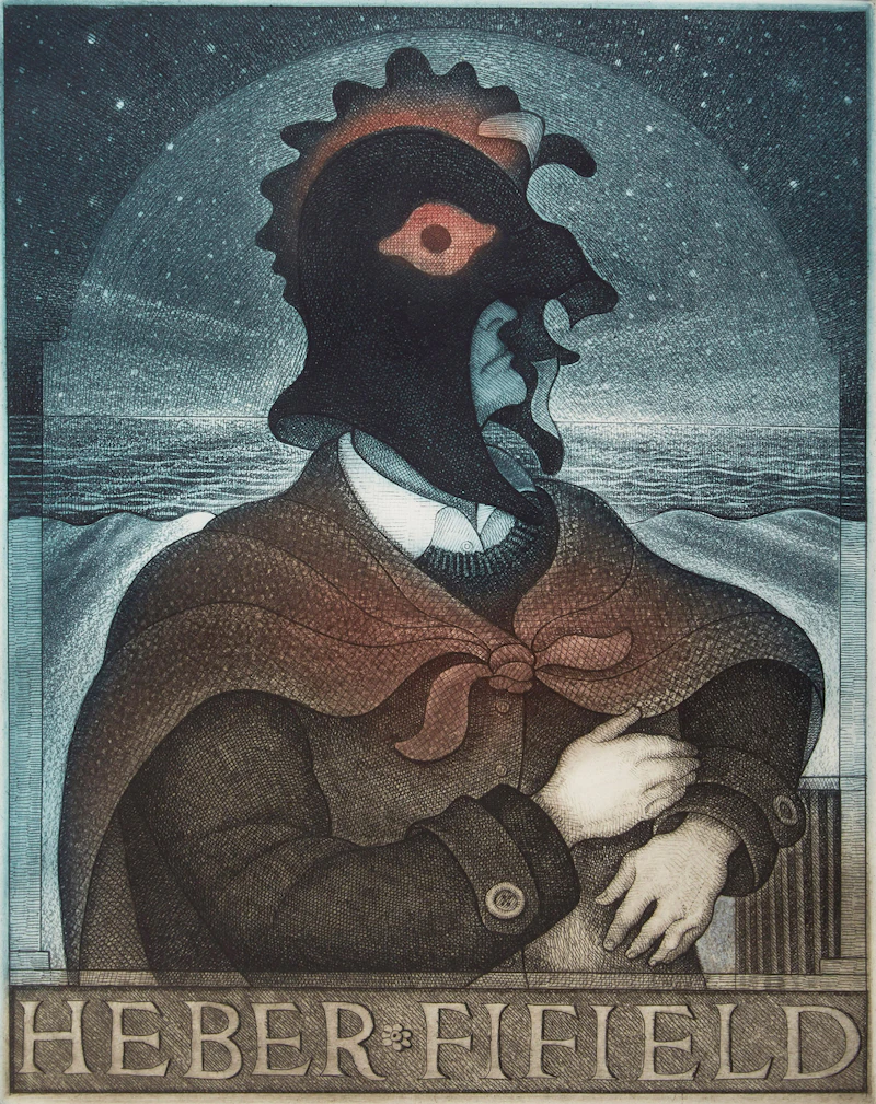 Study for Great Mummer by David Lloyd Blackwood