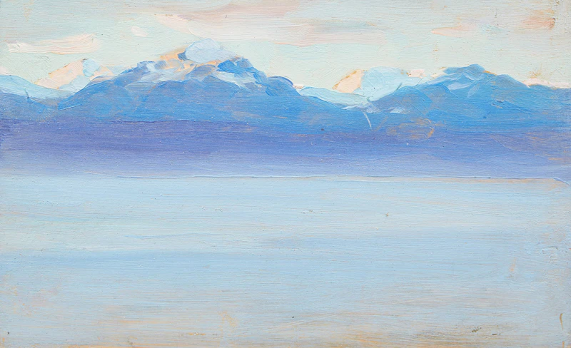 Early Morning, Lake of Geneva, Switzerland by Clarence Alphonse Gagnon