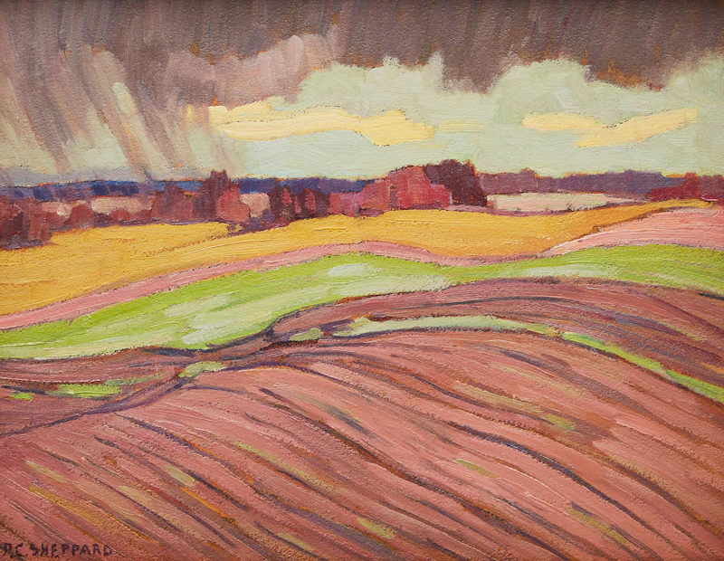 Storm, Near Caledon by Peter Clapham Sheppard