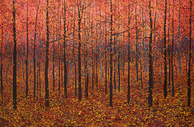 The Forest at Dusk  by Philip Sybal