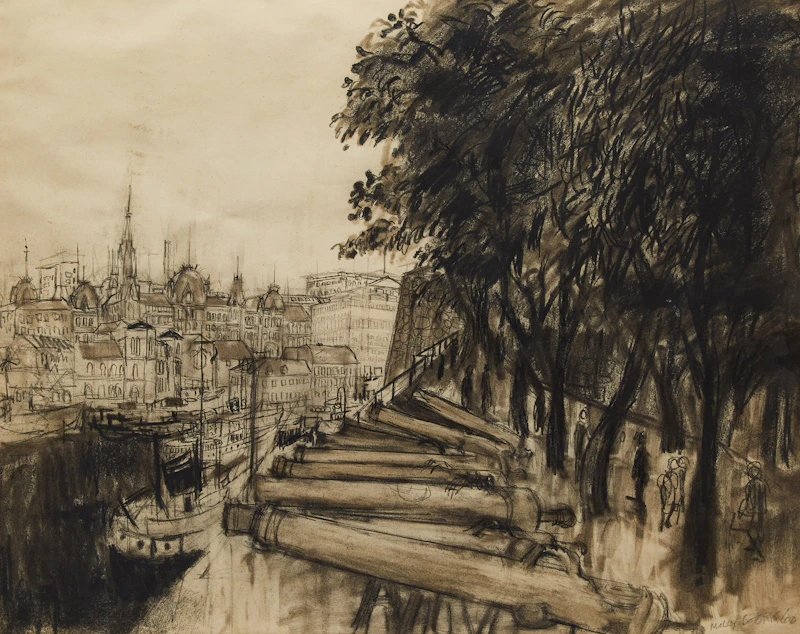 Akershus, Oslo by Molly Lamb Bobak
