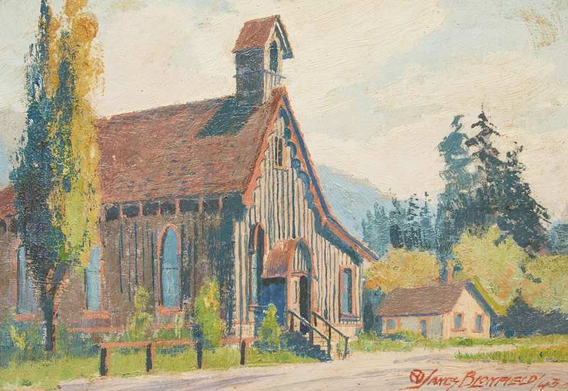 Country Church (SE Saviour’s Barkerville BC) by James Blomfield
