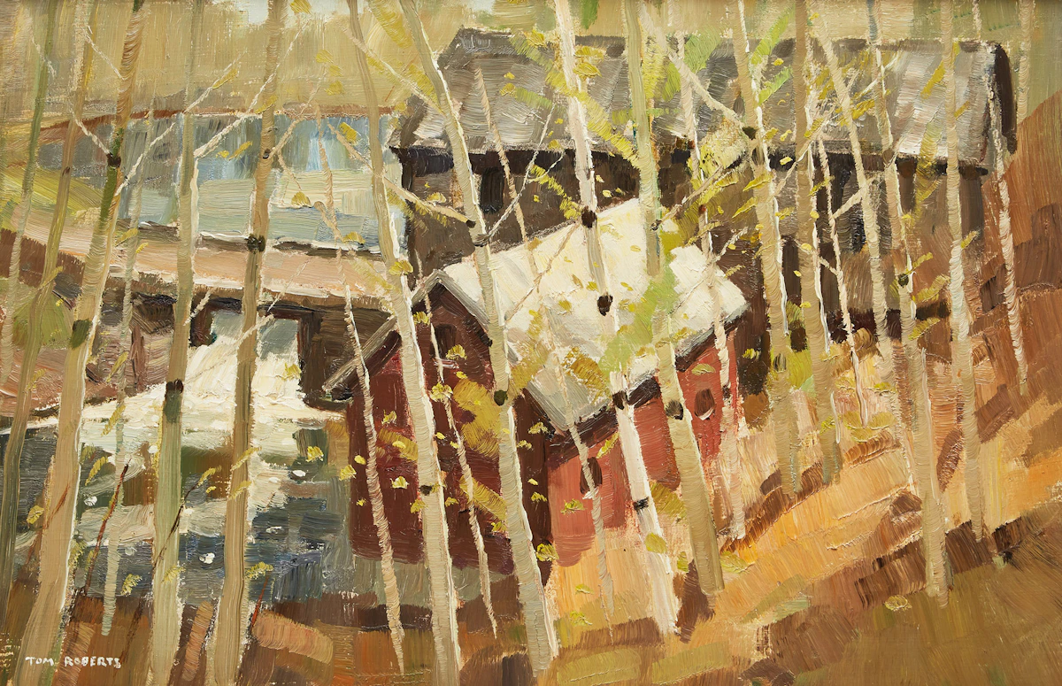 Thomas Keith Roberts, Epeonga Mill in Spring, oil on board