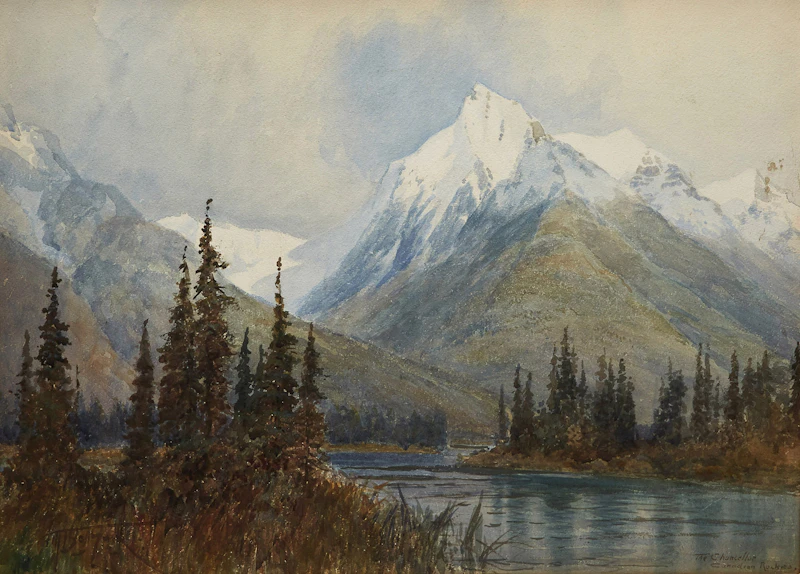 The Chancellor, Canadian Rockies by Frederic Marlett Bell-Smith
