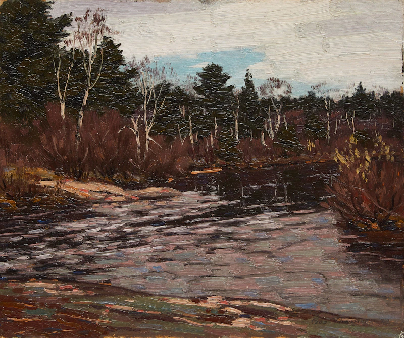 A Quiet Pond  by George Thomson