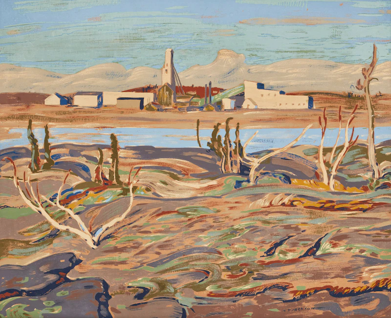 Alexander Young Jackson, Gold Mine, sampson-matthews silkscreen