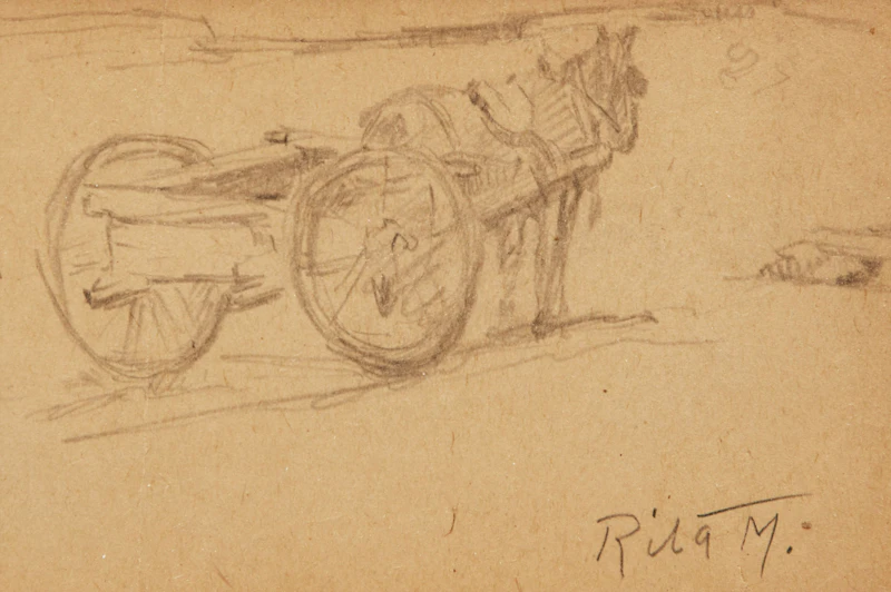 Horse and Carriage; Boats Ashore; Boats in the Harbour; Figural Studies by Rita Mount