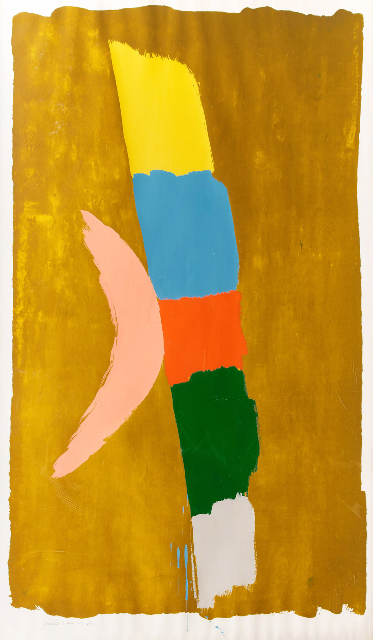 Jack Hamilton Bush, Lincoln Centre, silkscreen in colours, 1974