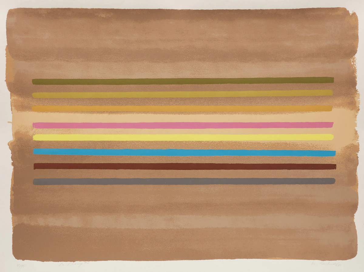 William Perehudoff, La Plonge #11, colour lithograph