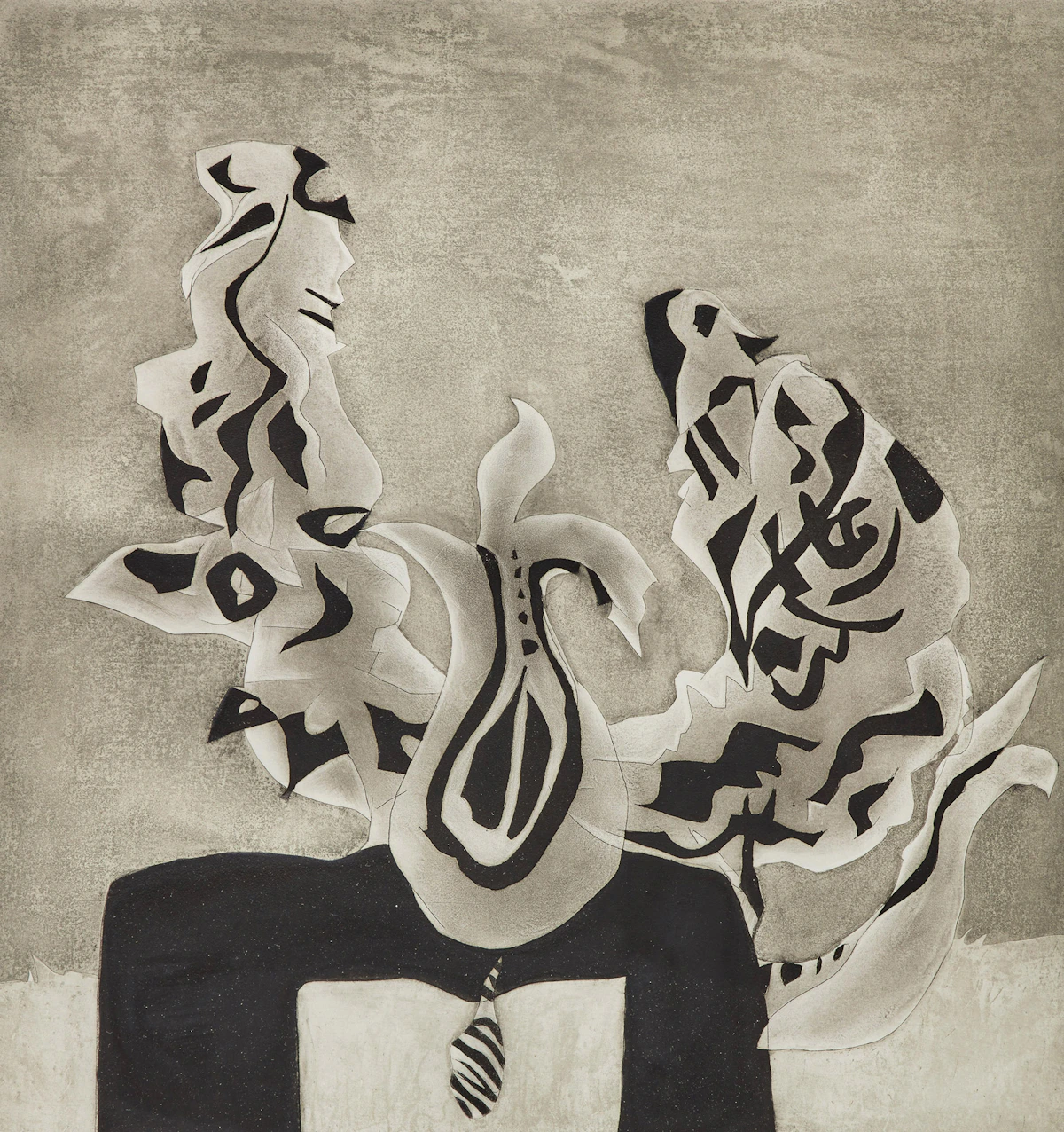 Jack Leonard Shadbolt, Parturition II, etching