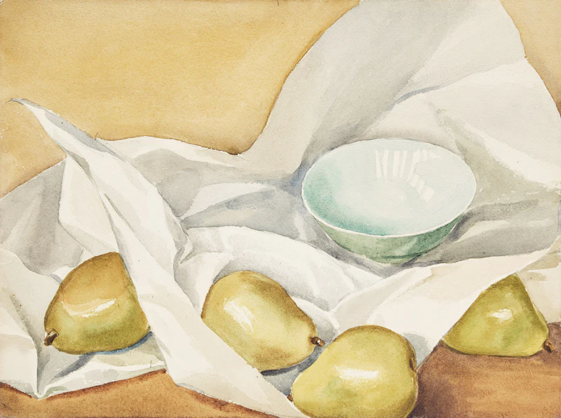 Still Life with Pears by Gordon A. Davies